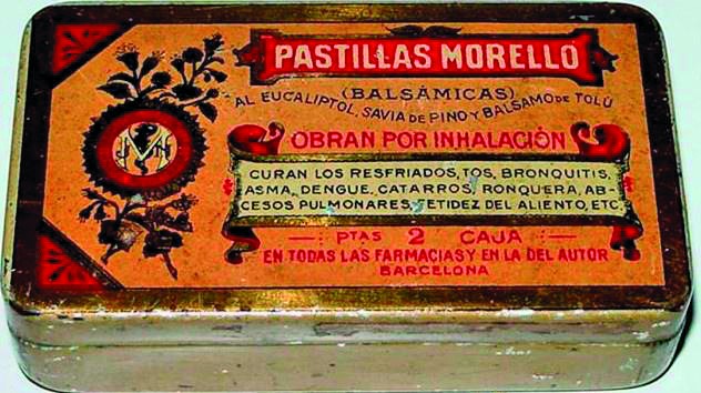 Una caja de ‘pastillas Morelló’