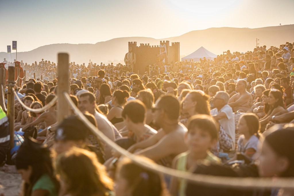 Numerosa personas fueron testigos del evento