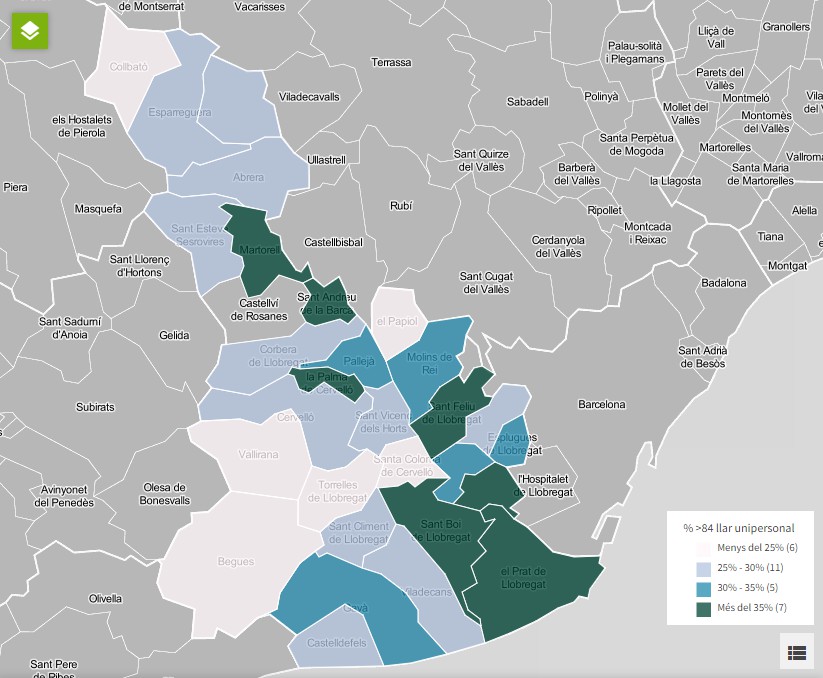 % PERSONAS MÁS DE 84 EN HOGARES UNIPERSONALES (CCBL)