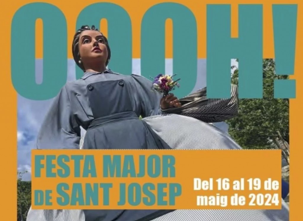 Cartel de la Festa Major de Sant Josep, elaborado por los alumnos del INS Provençana