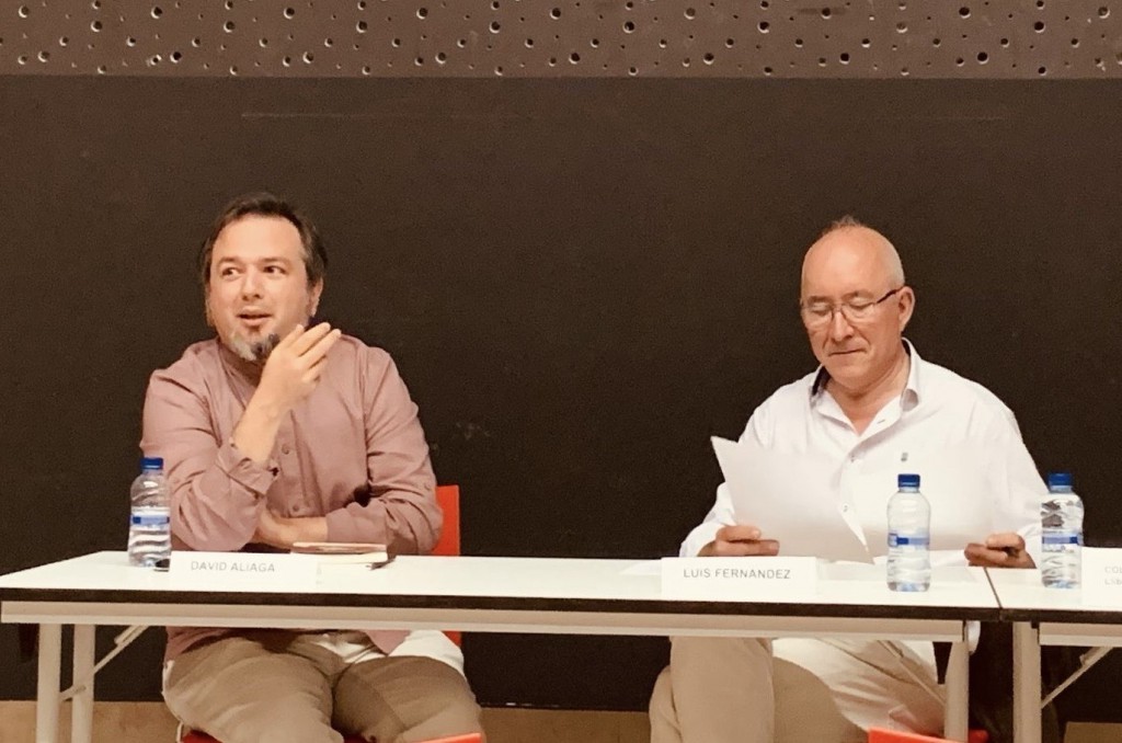 David Aliaga (izquierda) y Luis Fernández Zaurín