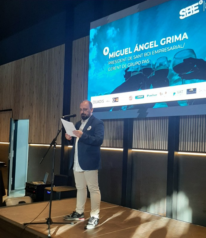 Miguel Ángel Grima, presidente de Sant Boi Empresarial