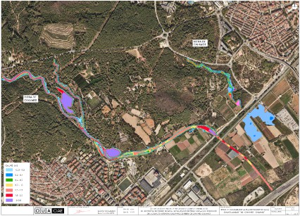Situación futura rieras de Gavà