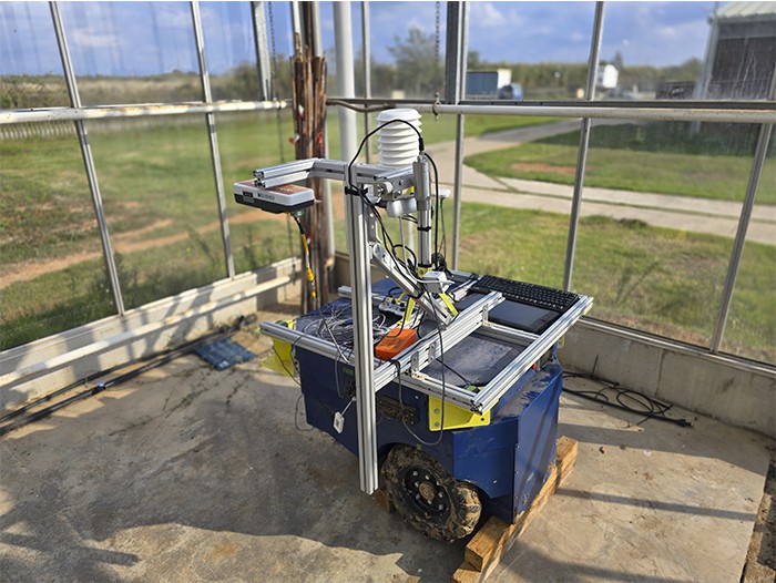 Robot de la planta agrivoltaica