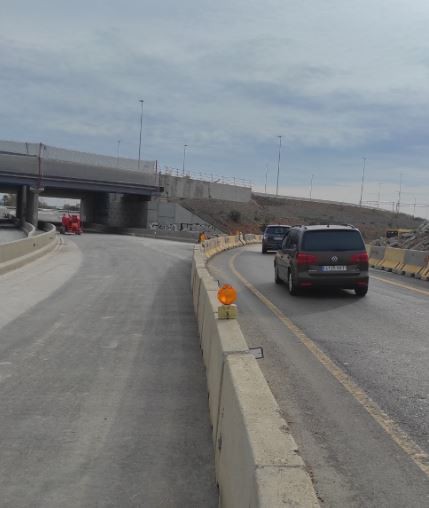 A la izquierda de la imagen, el nuevo ramal que se abre este viernes