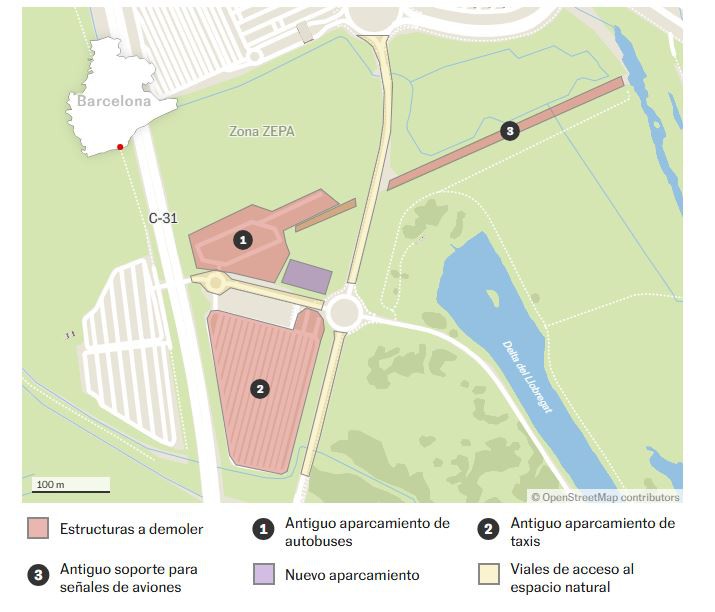 Zona de actuación. (Fuente: EL PAIS, BOE)