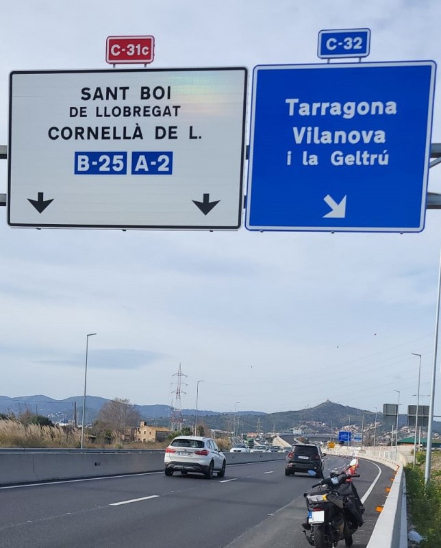 Señalización de la conexión entre C-31C y C-32