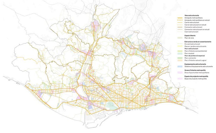 Vías estructurales metropolitana