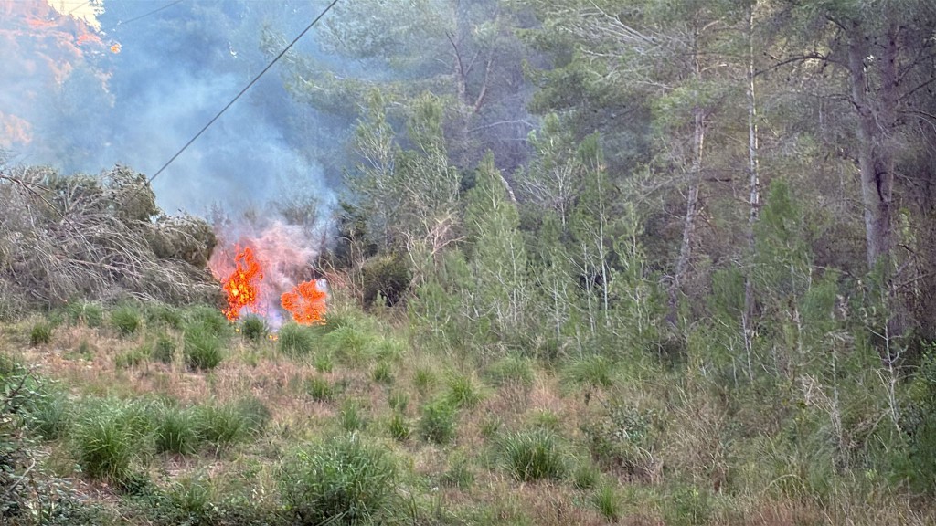 Incendio en Can Feral (Viladecans)