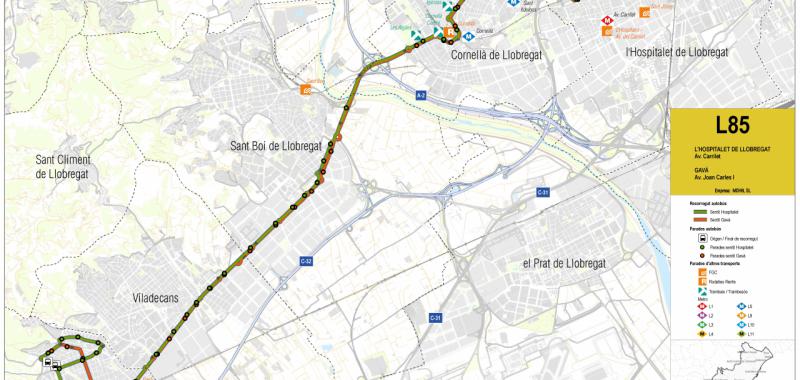 Recorrido L85