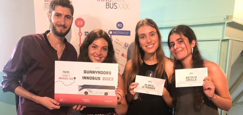 INNOBUS 23 - L'equip guanyador: Adria Camps - Noa Escudero - Blanca Le Monnier - Natalia Ercilla