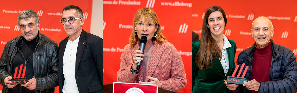Entrega de premios en evento de El Llobregat con varios participantes.